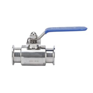Manual Tri Clamp Sanitary2205 2-way Ball Valve Food Grade Water OEM Stainless Steel PTFE Sealing High Temperature