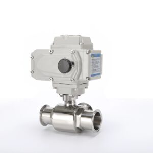 Stainless Steel 304/316 Electric Three-Way Ball Valve Quick-loading T/L Type Thread/Welded ISO Standard 24V/220V 3-Year Warranty